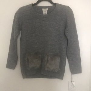 3/$30 - Big Girl - Grey Sweater